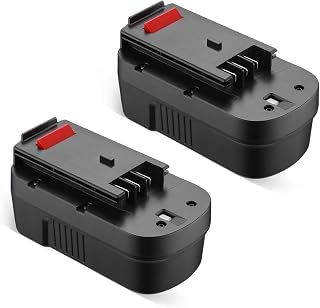 Powerextra 2 Pack 3700mAh 18V Replacement Battery for Black & Decker HPB18-OPE 244760-00 A1718 A18 Firestorm A18 FS180BX FS18BX FS18FL FSB18 NST2018 NST1810 NHT518 NS118 NPP2018 NPT3118 Cordless Tools
