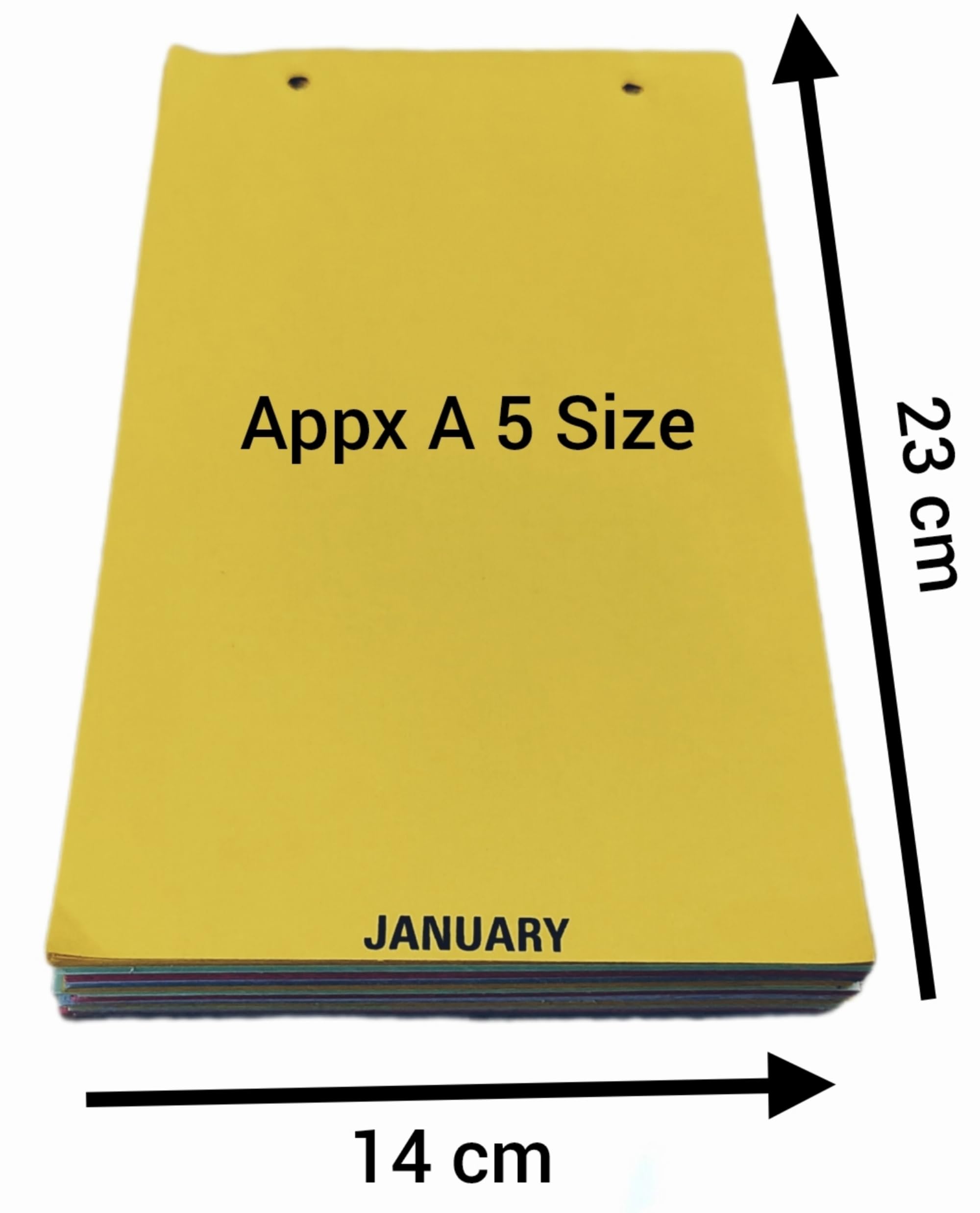 Hope kart File Divider Sheets Organizer for File Separator Inserts with Months Printed, Multicolor, A5 Size, 23 L X 14 W cms, (12x10) 120 pcs 1