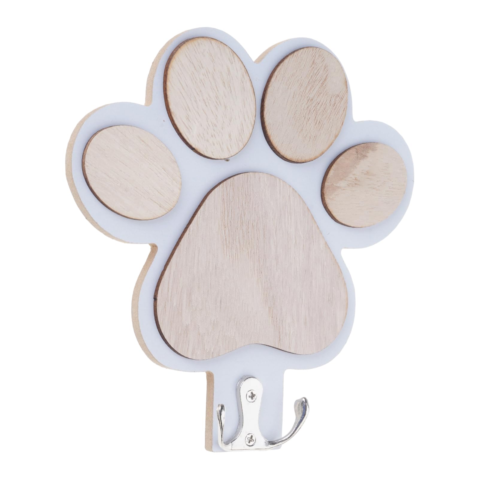 Tsophreniq Wooden Print Wall Hook Set Wooden Hanger for Towels Keys Coat Bathroom Bedroom Decoration Bathroom Towel Hanger