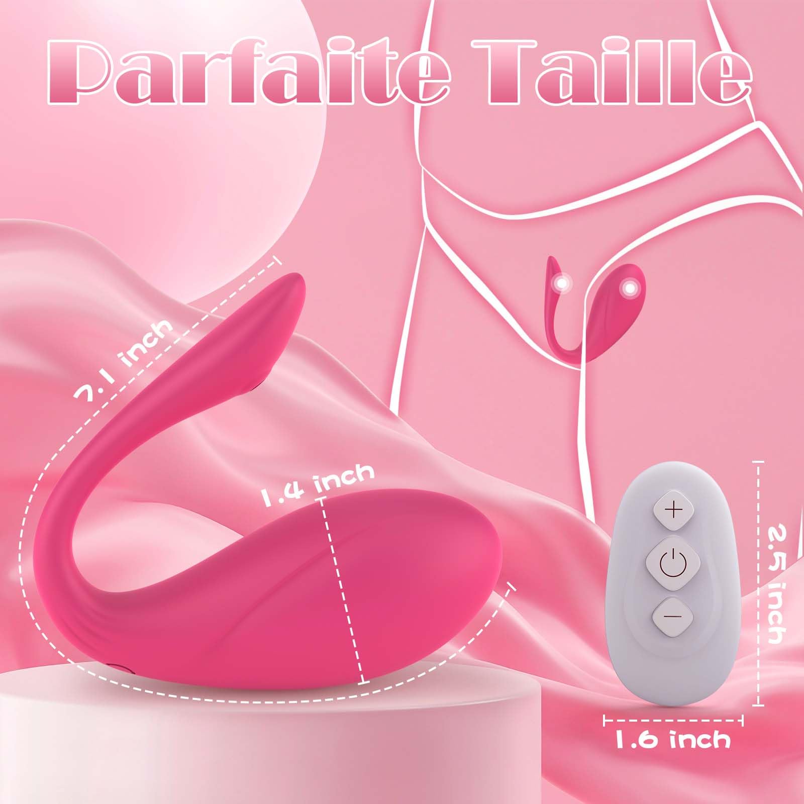 Vibratore con Telecomando Sex Toys, Ovetto Vibrante Telecomando con APP con 10 Modalità di Vibrazione, Vibratore Donna Wireless Vibratori Squirting Punto G per Mutandine Vibranti Toys