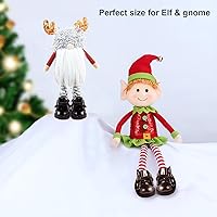 Vista 4 de 3 pares de mini zapatos de muñeca BJD 1/8 zapatos de piel sintética lindos de elfo (3 colores)