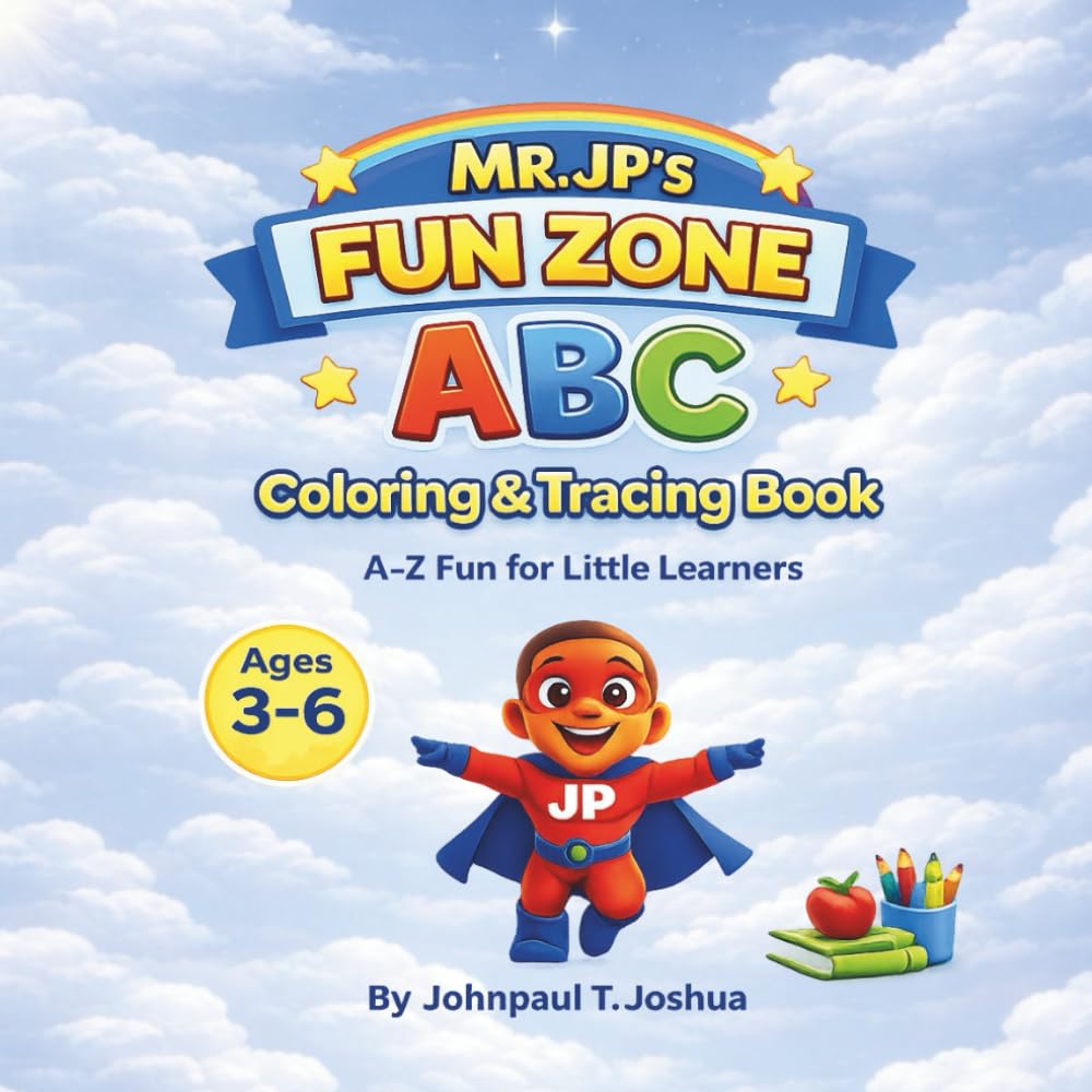 MR. JP’s FUN ZONE: ABC Coloring & Tracing Book A–Z Fun for Little Learners