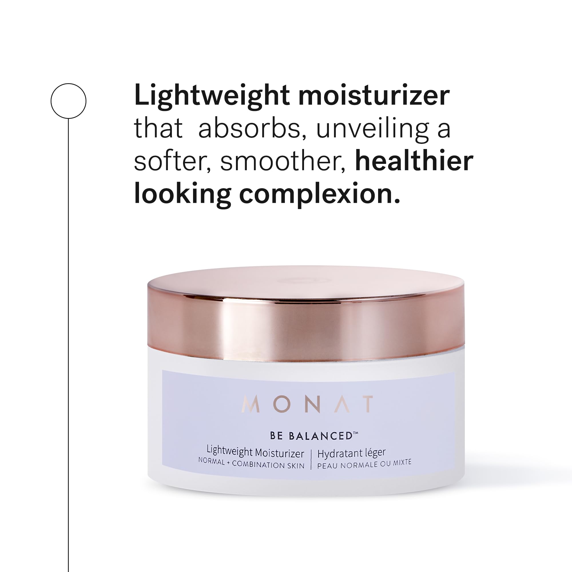 MONAT Be Balanced Lightweight Hydrating Face Moisturizer with Hyaluronic Acid