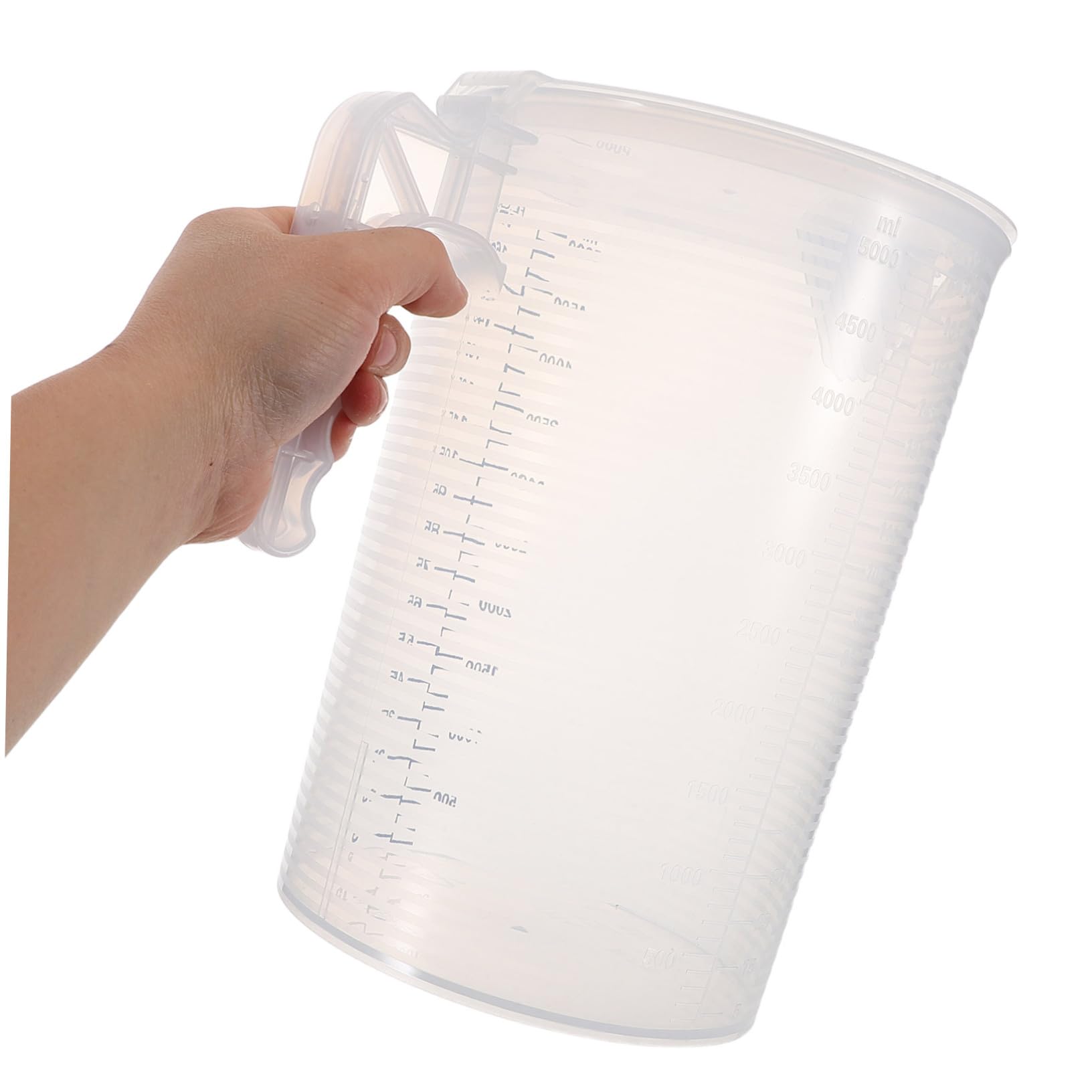 Messbecher mit Deckel aus PP Transparent mit Skala 5 L
