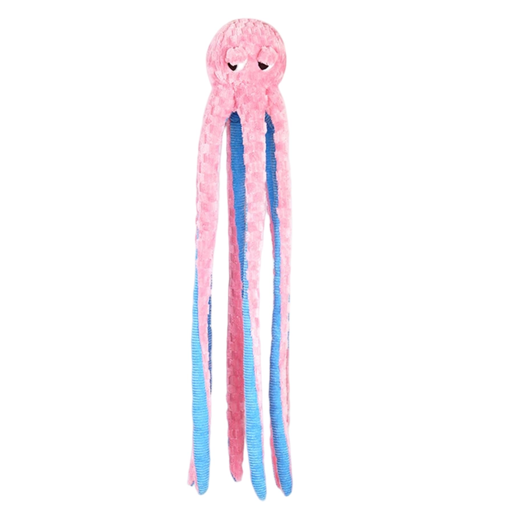 Juguete para perro indestructible, juguete para perro pulpo, juguetes chirriantes interactivos de 40 pulgadas para masticadores agresivos, pulpo de peluche suave y agradable para la piel para aliviar
