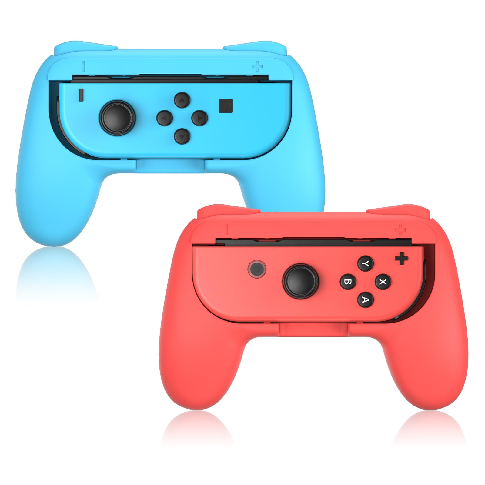 FASTSNAIL Grips for Nintendo Switch 2 (2025) for Joy-Con 2, Wear-Resistant & Anti-Slip Controllers Grips Handle Kit, Switch Holder Accessories for NS2 Controller, 2 Pack(Black) — view 23