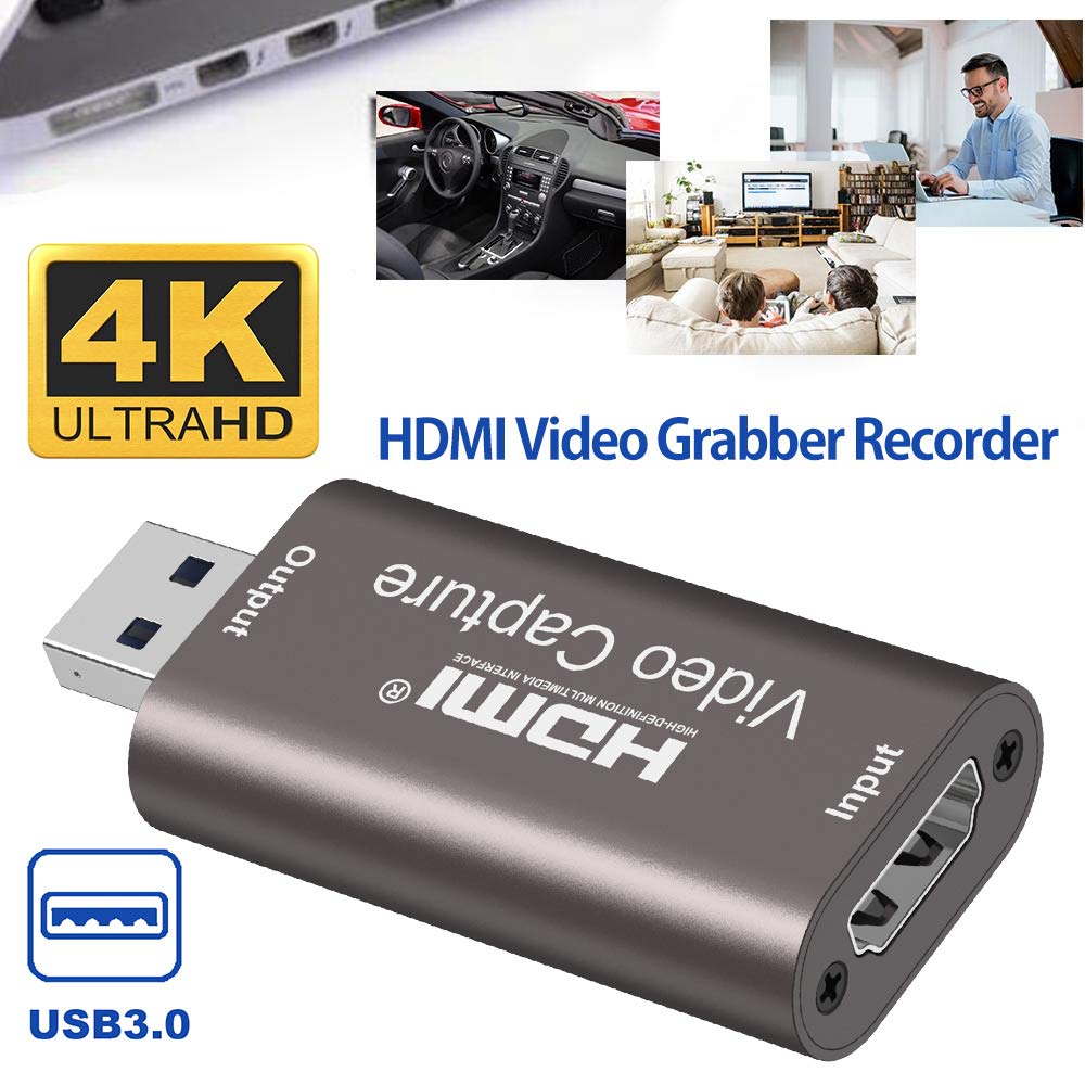 SJACXANM Carte De Capture Vidéo, HDMI Video Capture, Carte De Capture