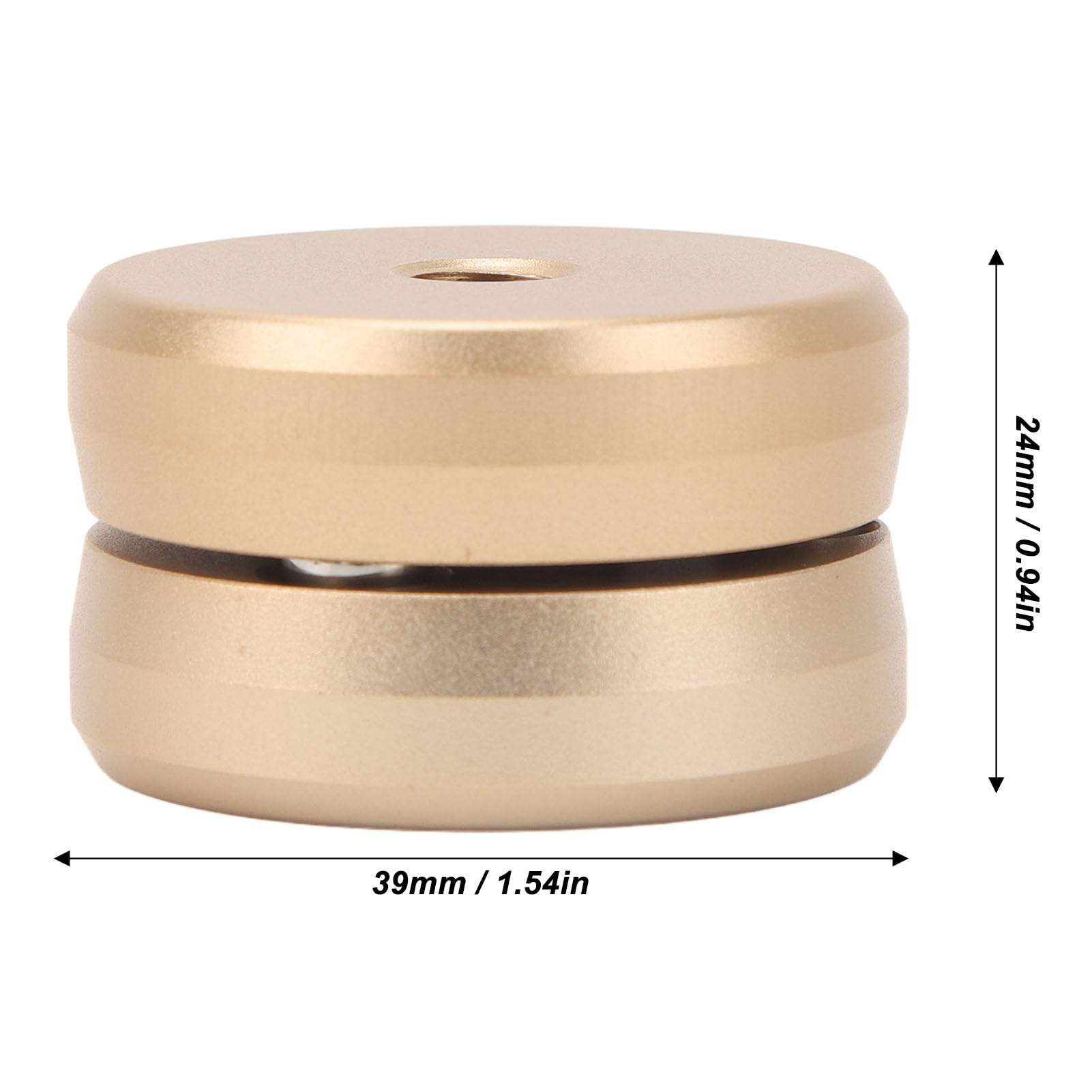lyrlody Głośnikowe Nóżki Antywibracyjne, 39x24mm Aluminium (IF4023G Gold)
