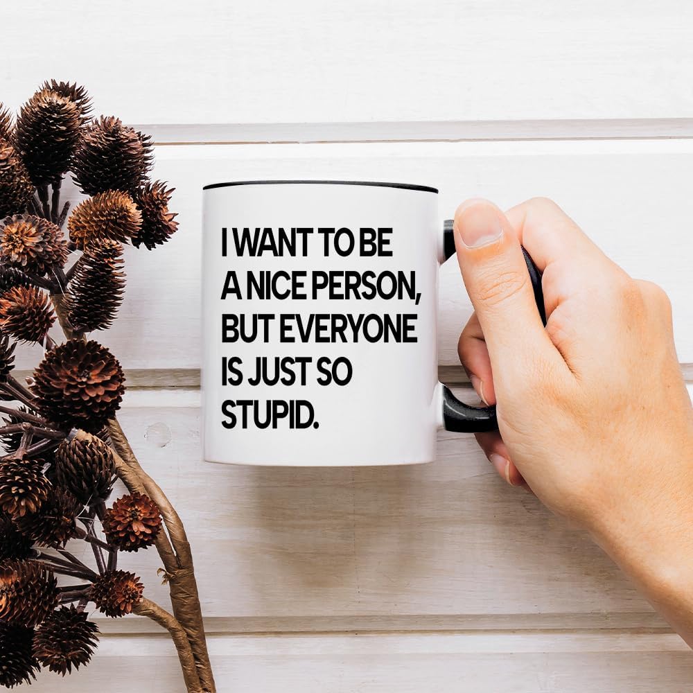 Fatbaby Funny Coffee Mug Gifts for Coworkers Office,Sarcastic Christmas Gag Gifts for Friends Women Men Coworkers Boss 11OZ image 4