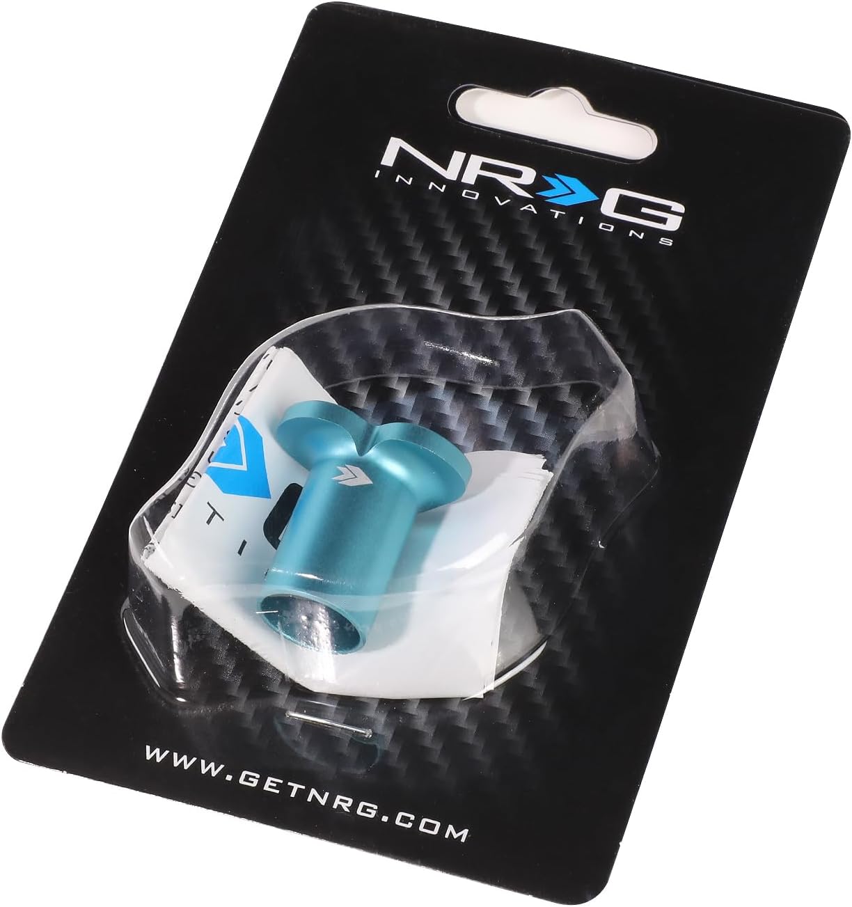 NRG Innovations NRG-DB-H001MF 6061 Aluminum Heart E-Brake Drift Button, Hand Brake Lever Button Compatible with Nissan S13/S14/S15, Minty Fresh