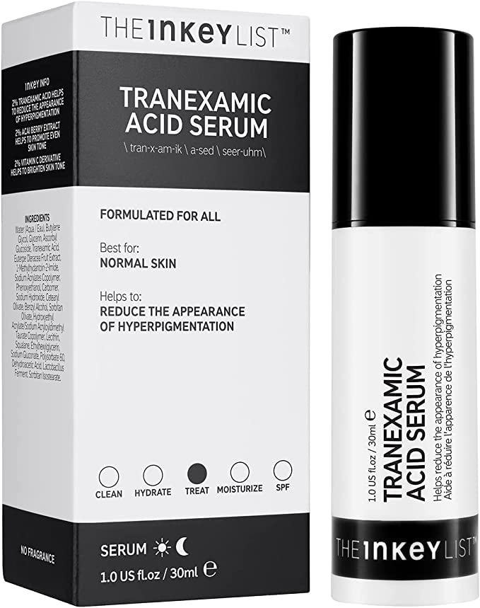The INKEY List Serum with 2% Tranexamic Acid 30ml Targets Dark Spots Brightens Skin Fragrance Free Suitable for All Skin Types - Image 2