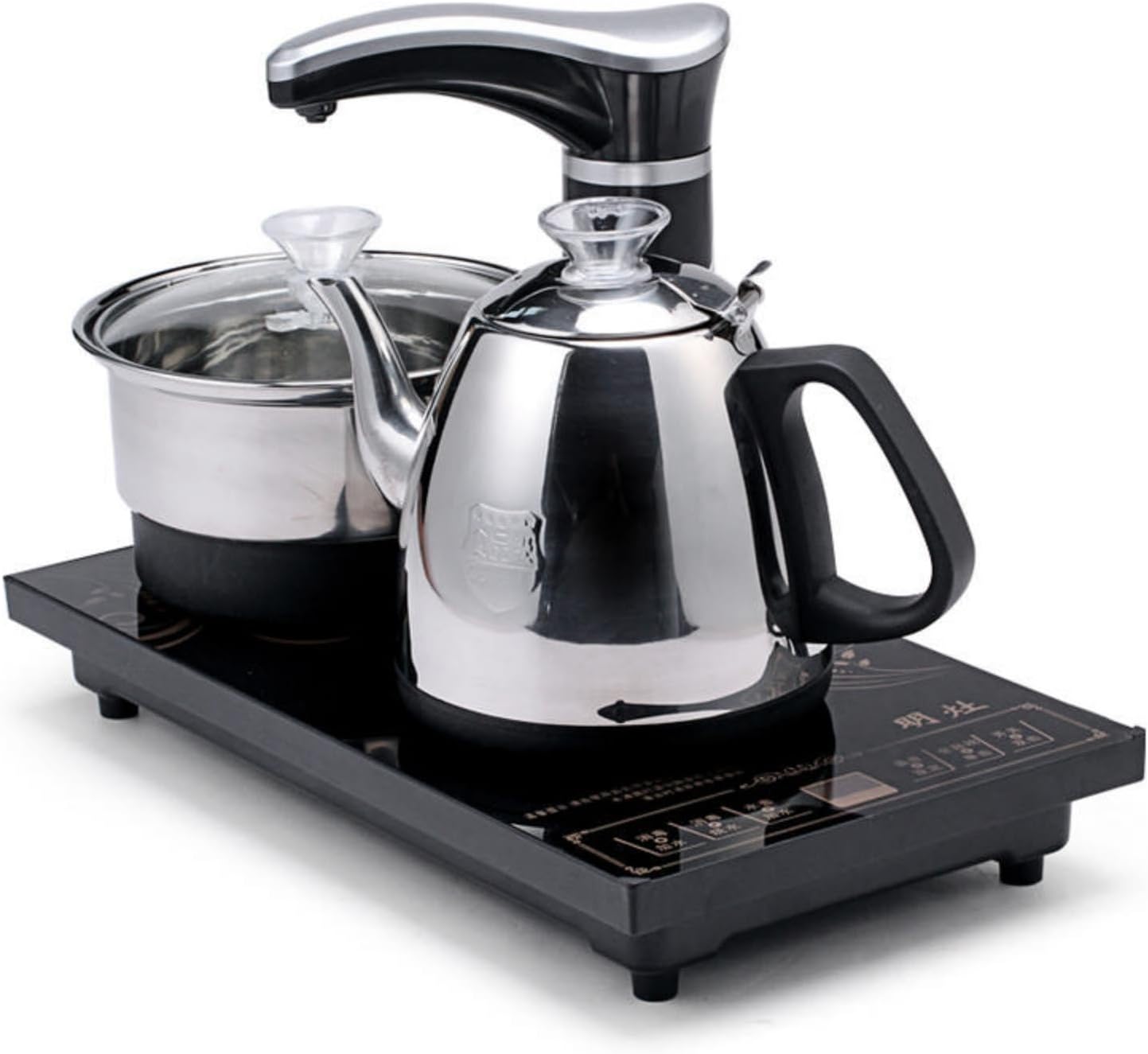 MOYEE Fully Automatic Tea Set,全自动上水壶电热烧水壶家用抽水式自吸智能泡茶具器电磁炉烧茶器 A9