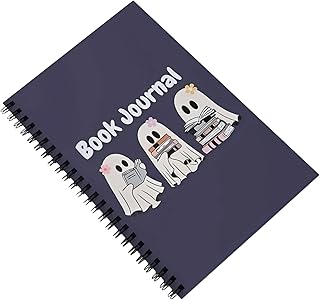 Cuaderno de planificación de Halloween, diario de seguimiento de lectura, doble bobina, blocs de notas para planificar horarios, organización, cuaderno de proyectos de Halloween para estudiantes