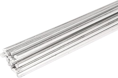 uxcell Varillas de soldadura de aluminio Alambre de soldadura de silicio de aluminio Herramienta de reparación multiusos 225 "x 12.99" 30 piezas