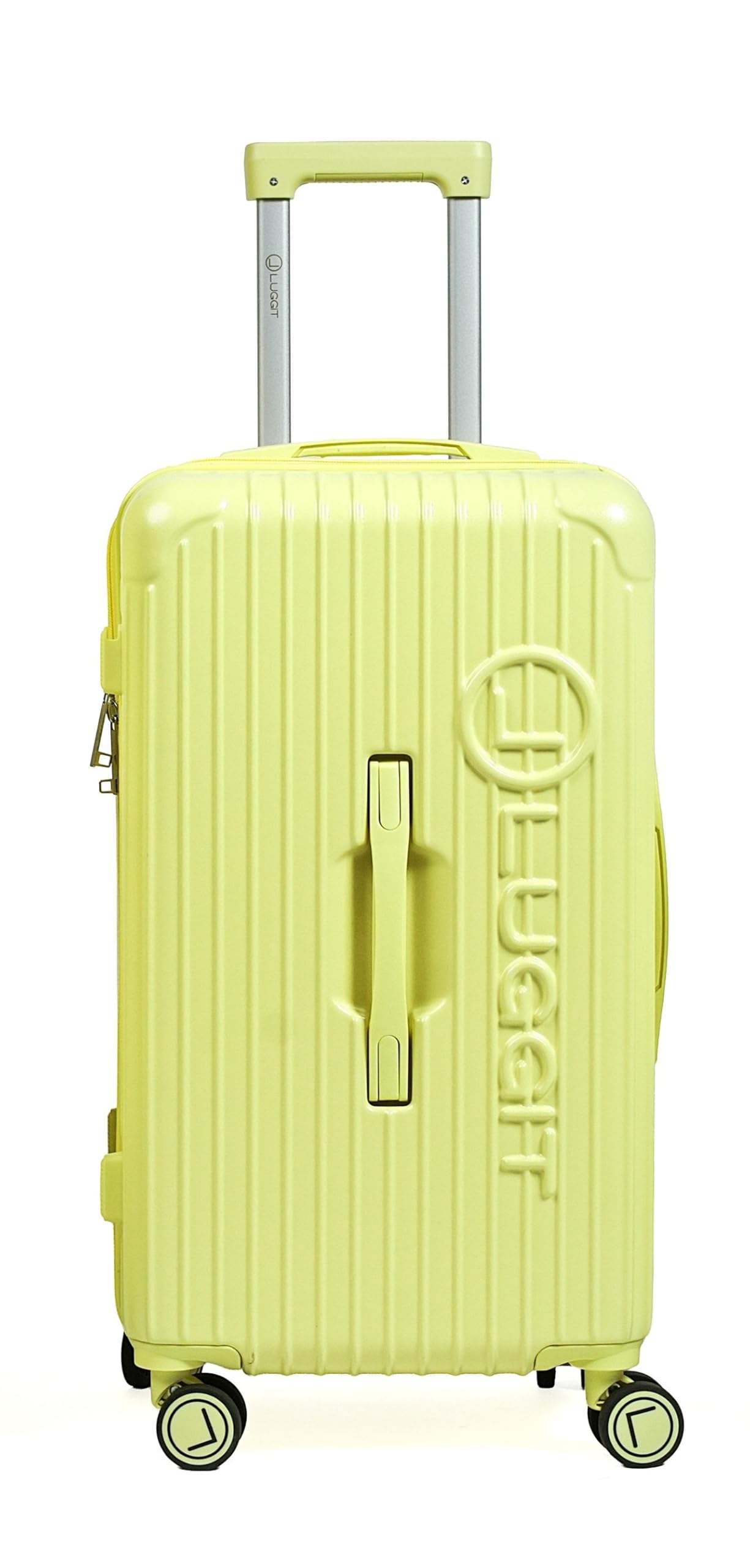 CDG Luxury Trunk Trolley Bags Set, 20/24/30 inch, Polycarbonate, Yellow, with USB Port, TSA Lock (Yellow, Medium) Trolley Bag for Travel,Suitcase-image-48