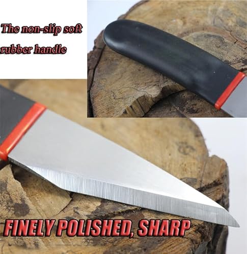 FaJoek Gartenmesser Klappbar, Scharfes Pfropfmesser, Okuliermesser Rostfreier Stahl, Gartenhippe, Garden Knife, Knospungsmesser, Scharfes Pfropfmesser