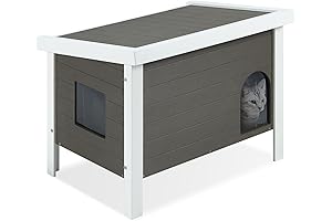 Insulated Outdoor Cat Houses for Feral Cats Weatherproof