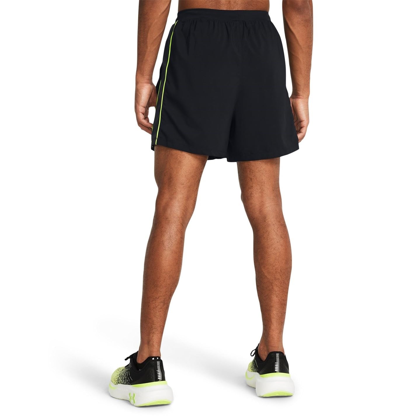 Under Armour Hommes Run Everywhere Short Vêtements De Course Shorts Black 001/Midnight Navy 410/White 100 - Noir