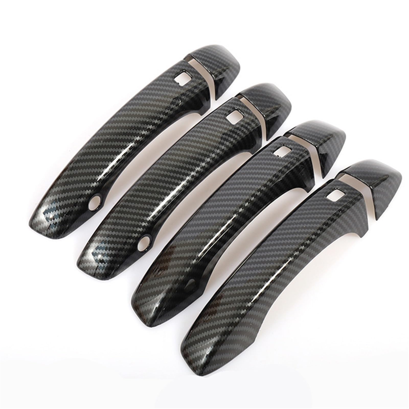 Hckclmbmzw 2 For Q7 For 4M 016 017 018 019 020 Car Door Handle Decor Cover Doorknob Anti Scratch Trim Door Handle Cover(2)