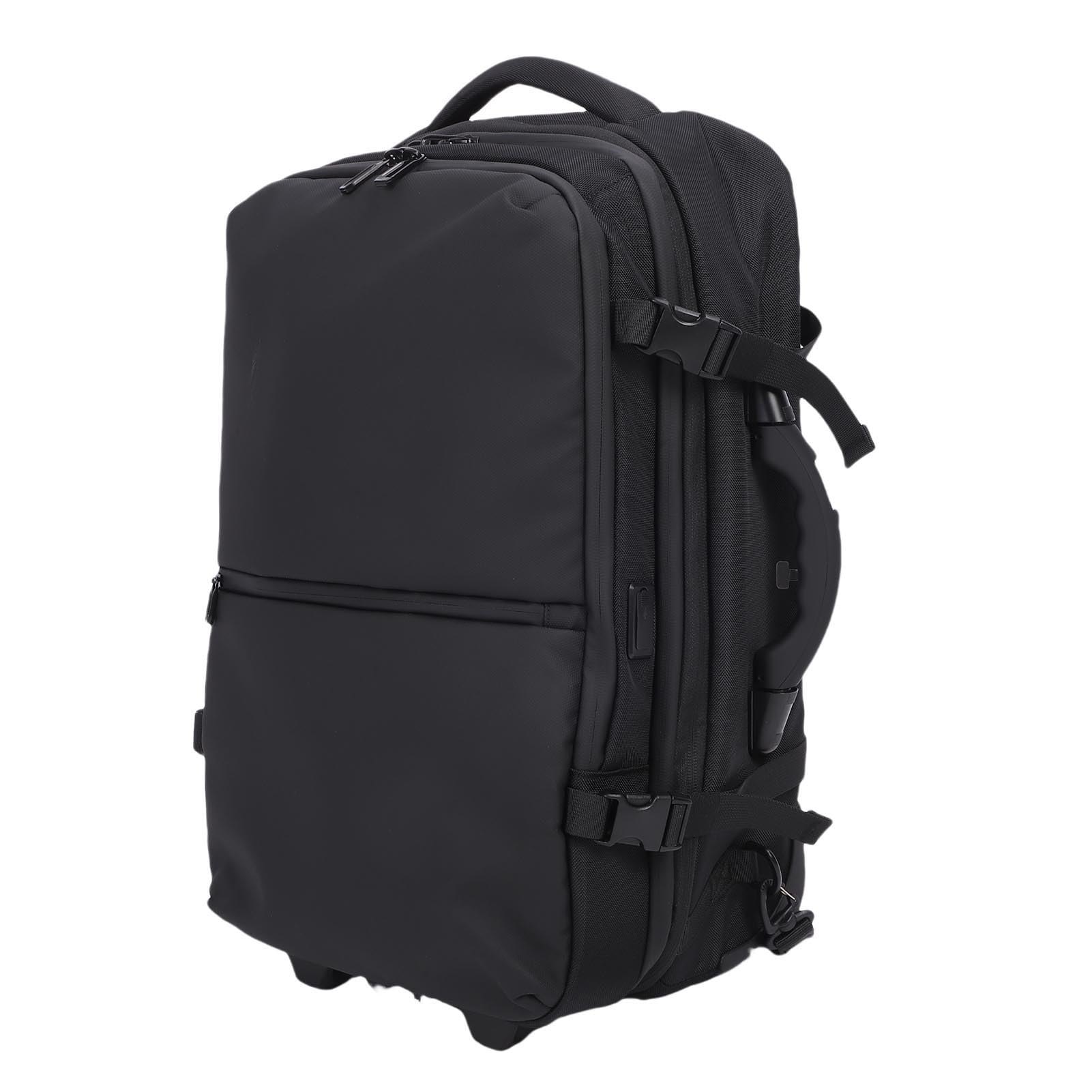 Rengue Vakuum-Reiserucksack mit Integrierter Pumpe, Erweiterbar von 40 L auf 60 L, Wasserdichter Vakuum-Rucksack, Wasserfester -Dichtungsrucksack mit -Kompressionssystem und