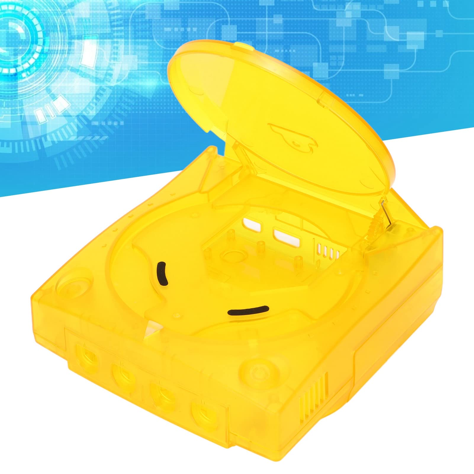 Custodia in Plastica Trasparente per Dreamcast DC con Funzione di Rimozione Facile Design Speciale Adatto Ai Giocatori