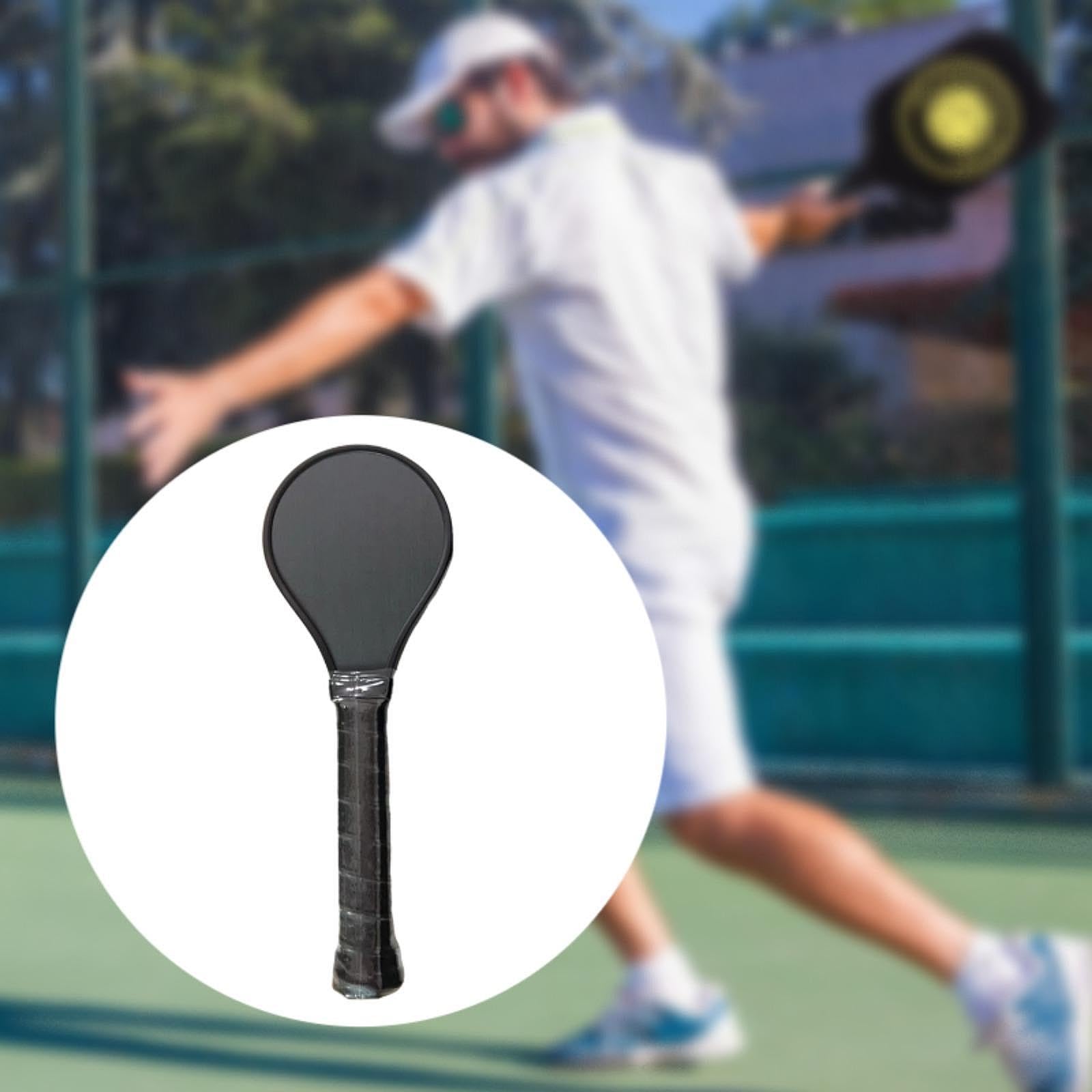 Racchette da Pickleball, Impugnatura Comoda, Superficie in Fibra di Carbonio, Racchetta da Pickleball per Competizioni.