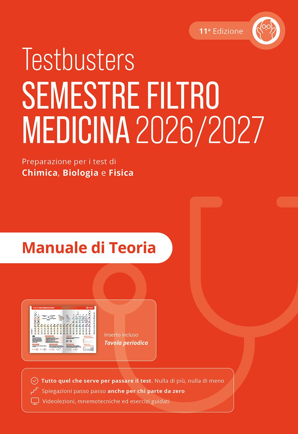 Testbusters. Manuale di teoria. Semestre filtro medicina 2026/2027
