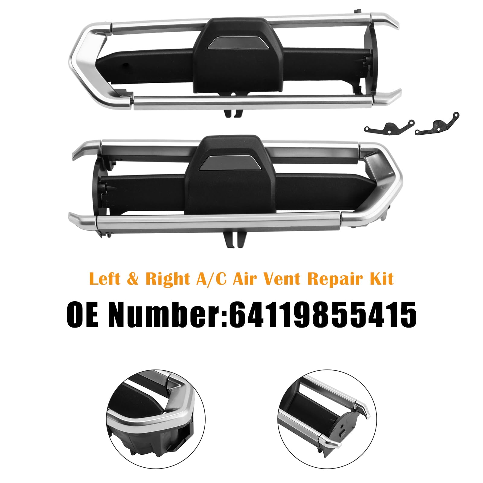 Linke & Rechte Klimaanlage Lüftung Reparatur Kit 64119855415 für BMW 1er F40 2020-2022 für 2er F44 2020-2022 für 3er G20 G28 2019-2022 für 4er G26 2020-2022 für X3 X4 G01 G02 2022