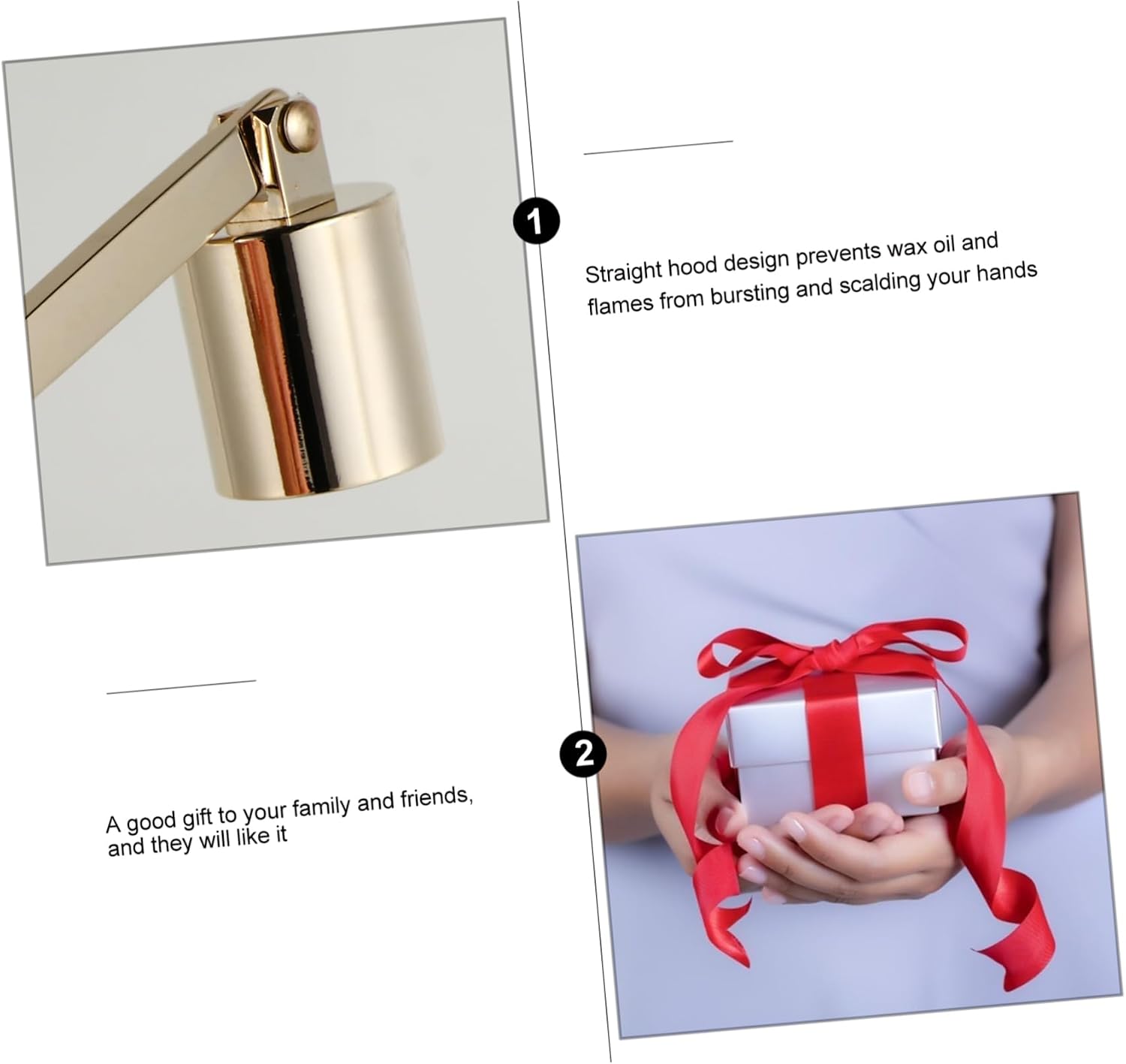 PRETYZOOM 3pcs Candle Extinguisher Candle Accessory Snuffer Tool for Off Fire Hood