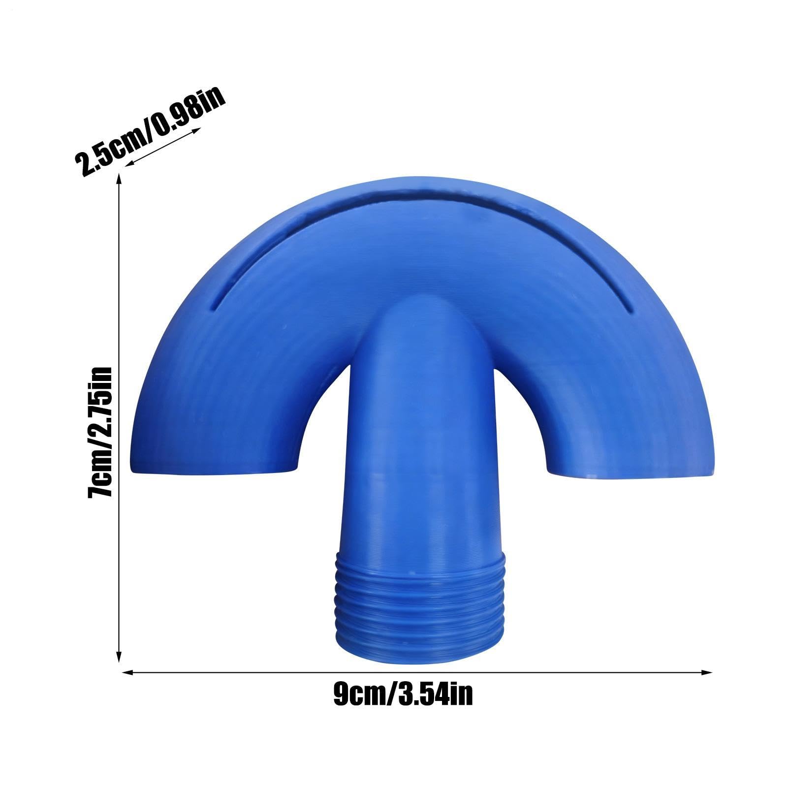 Generisch Aireador de piscina, de enriquecimiento de oxígeno, pulverizador con efecto fuente, herramienta de circulación de 9 x 7 x 2,5 cm para casa, patio, jardín, jardineros, profesionales