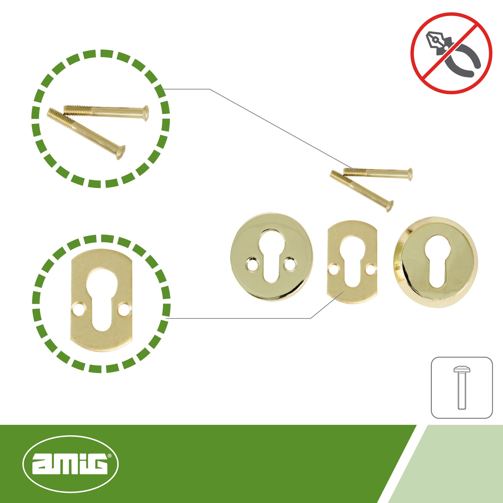 Amig Model Shield - 29 Brass, Messing Lackiert - Image 4