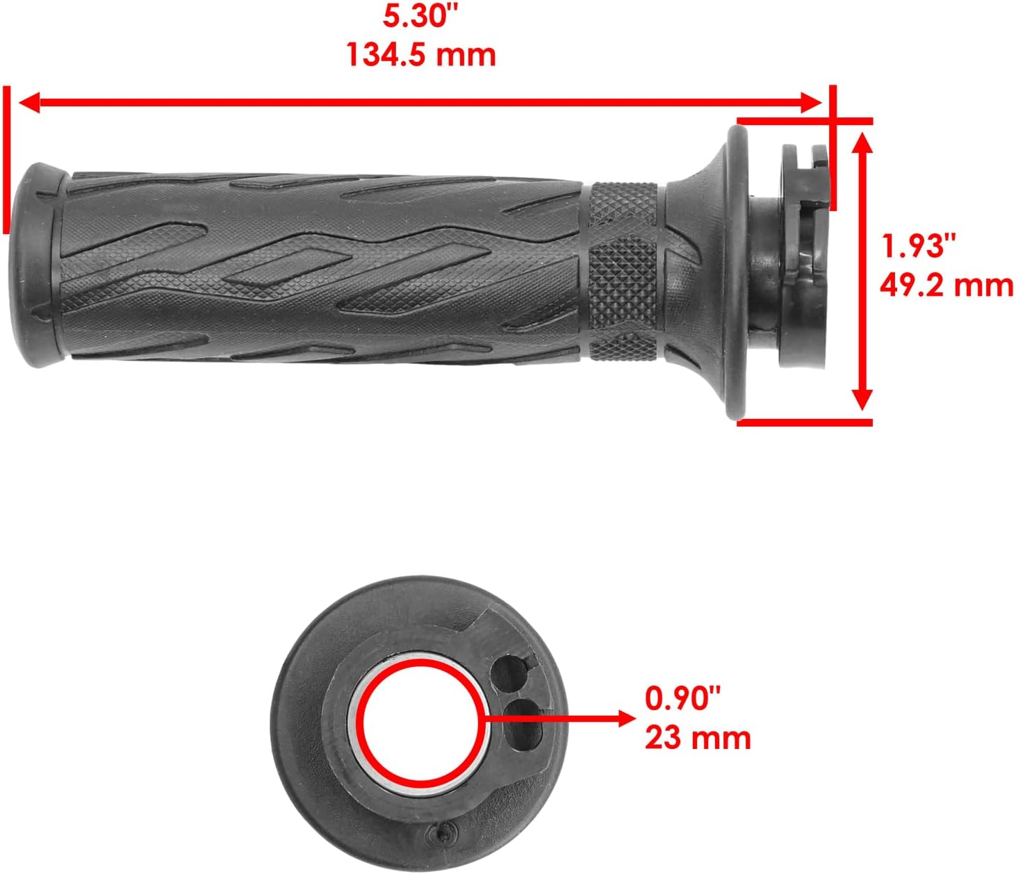 Powersports Replacement Parts for Handlebar Grips For Suzuki Vstrom 1000 DL1000A 2016 2018-2019 Left Right Mod-C33C-28100