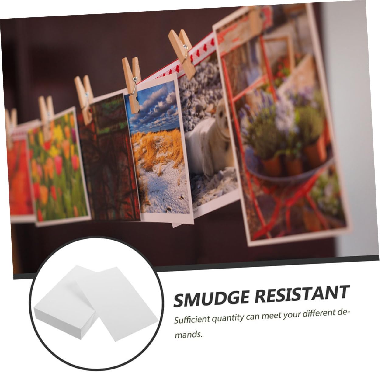 STOBOK 400blätter Fotopapier Für Fotodruck Und Diy-projekte Glatte Oberfläche Für Lebendige Farben Geeignet Für Tintenstrahldrucker Für Kunst Und Erinnerungen