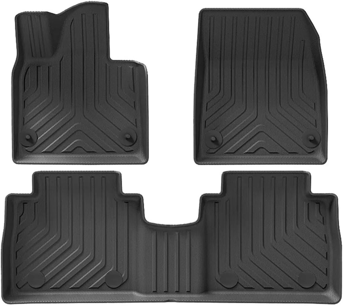 TPE 3D Car Floor Mats Cargo Liner | Compatible with Voyah Free 2021-2025,All Weather Waterproof Floor Mats(Left Rudder 3pcs)