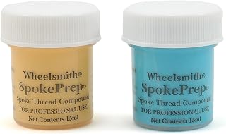 Wheelsmith Mini Spoke Prep Coating Paint (Pack of 2), 15ml, Blue/Orange