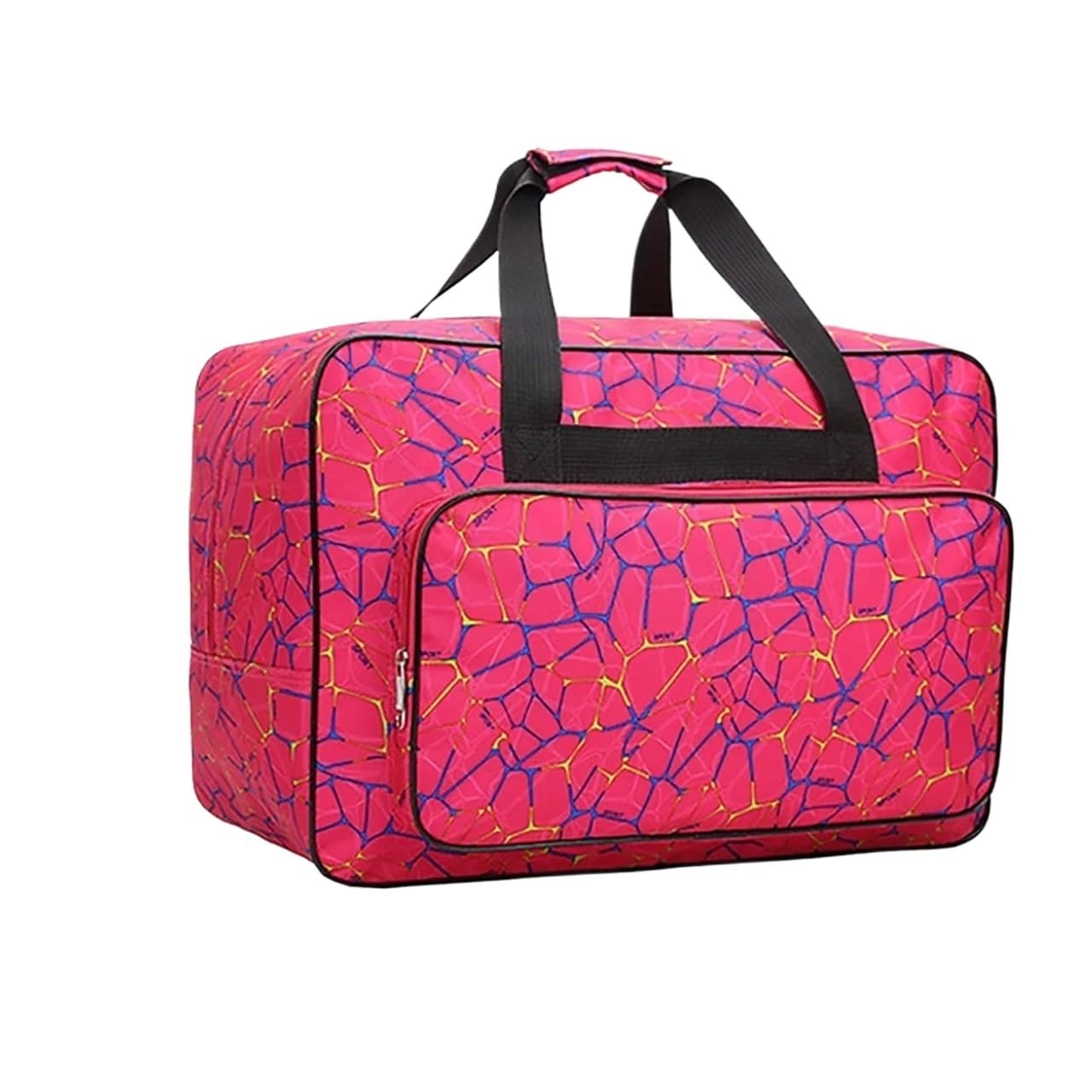Bolsa Para Máquina De Coser Bolso de almacenamiento for máquina de coser de gran capacidad, bolsa de transporte deportiva for mujer, funda de transporte for máquina de coser(Rose red,Small)