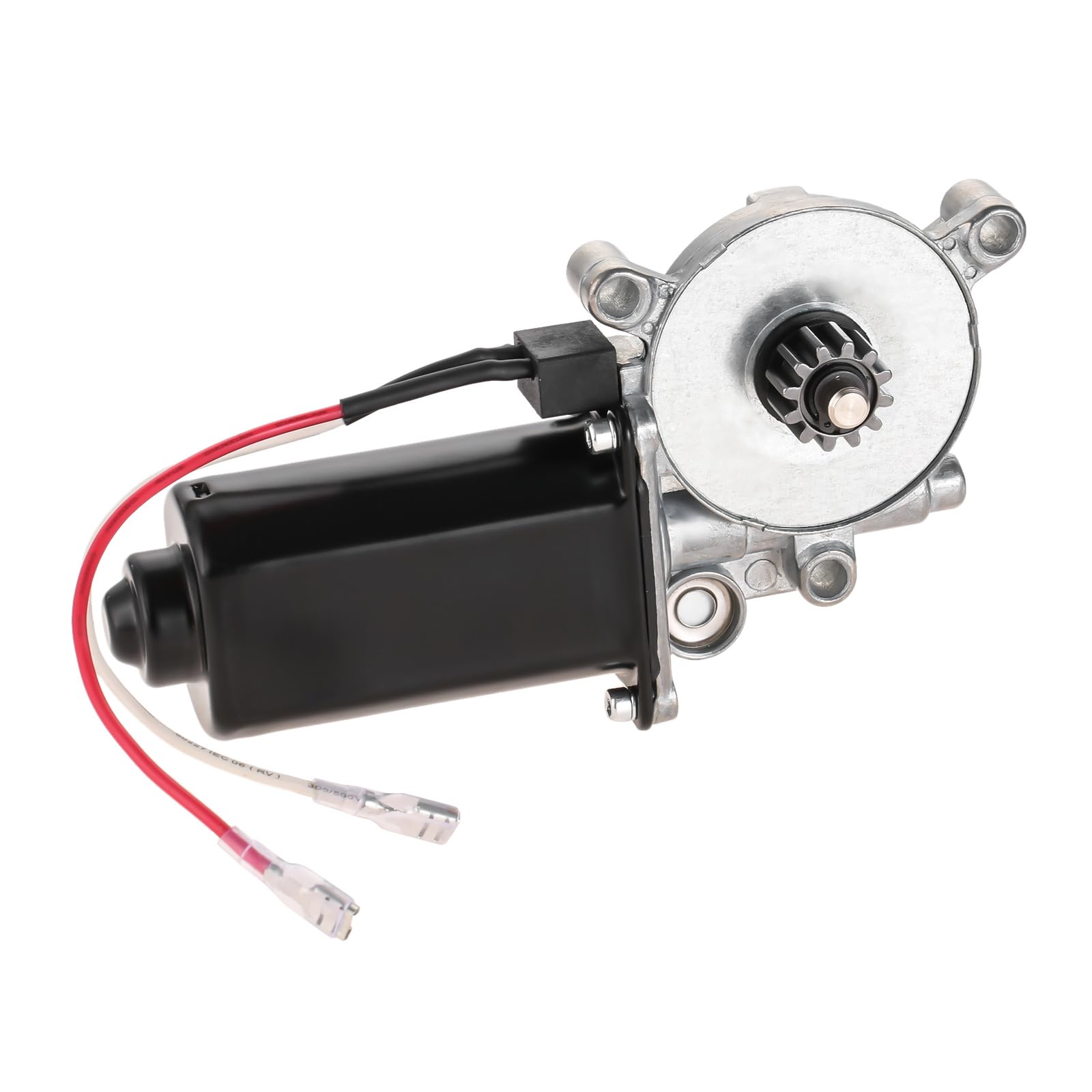 HZ-MONSTAR 266149 RV Power Awning Motor Replacement Universal Motor Compatible with Solera RV Power Awnings Camper Including Flat Pitched and Short Assemblies, 12-Volt DC 75-RPM with Dual Connector