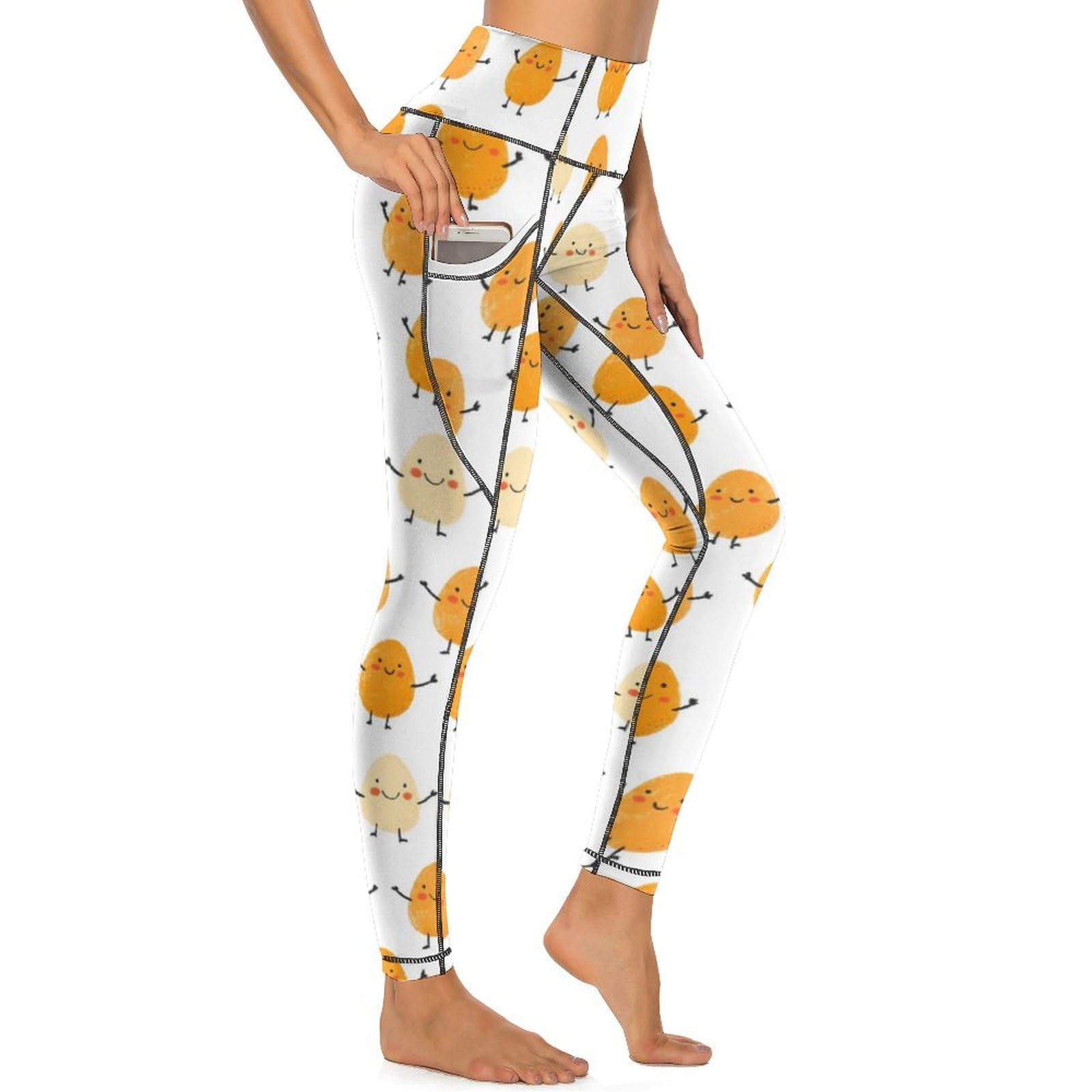Legging d'entraînement à imprimé noix Novastar taille haute