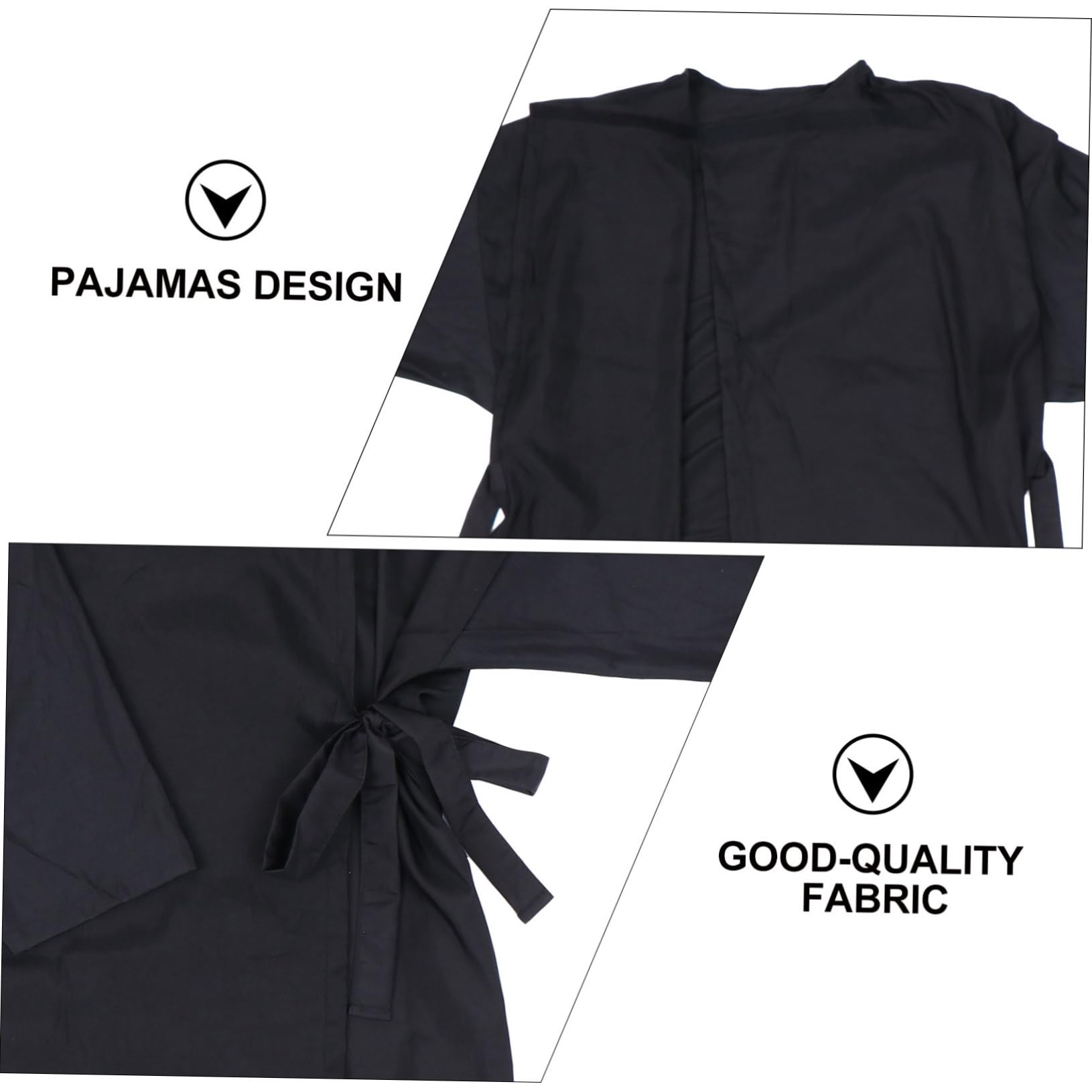 Healvian Barber Apron Adjustable Kimono Style Client Gown for Hair Cutting Coloring Lightweight Protective Smock for Home Salon Use - Image 3