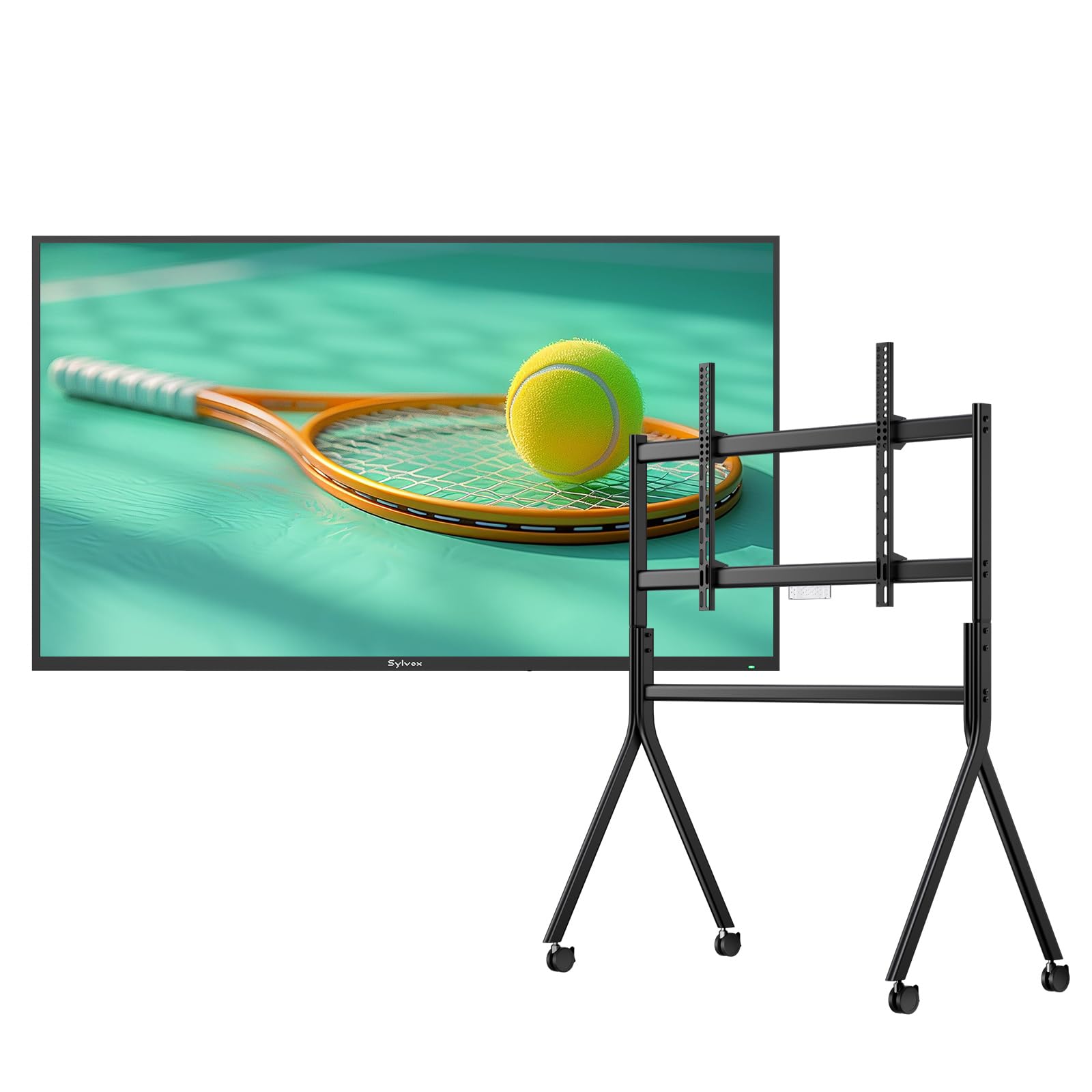 SYLVOX Pool Pro 2 0 75 Outdoor TV Bundle with Rolling TV Cart Stand 2000 Nits 4K UHD
