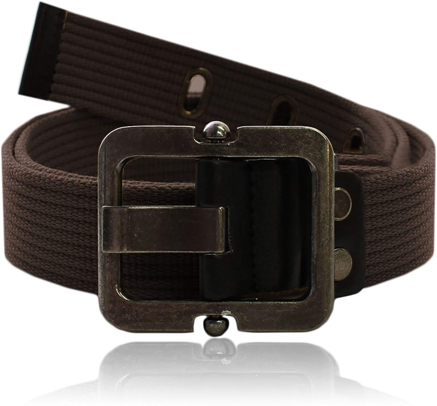 Eurosport Authentic Canvas Tactical Belt - WB2825 - Brown - Medium/Large