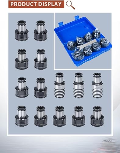Miniatura 32 de Pinzas ANSI, 0-6'', 8, 5/32'', 10, 3/16'', 12, 7/32'', 1/4'', 5/16'', 3/8'', 7/16'', 1/2'' para M16R/PNEU-M12
