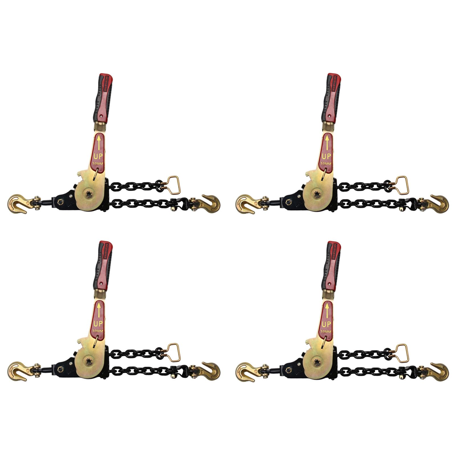 MOTHARIX Load Binders - 2 Pack Ratchet Chain Binders -9