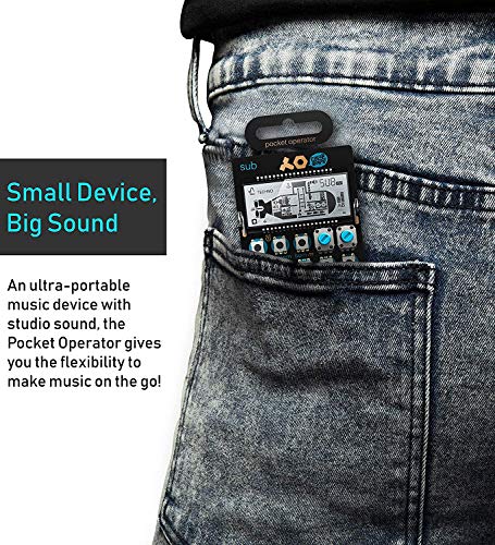 Teenage Engineering PO-14 Pocket Operator Sub Bass Synthesizer with Integrated Stand Mount Bundle with CA-X Generic Silicone Case