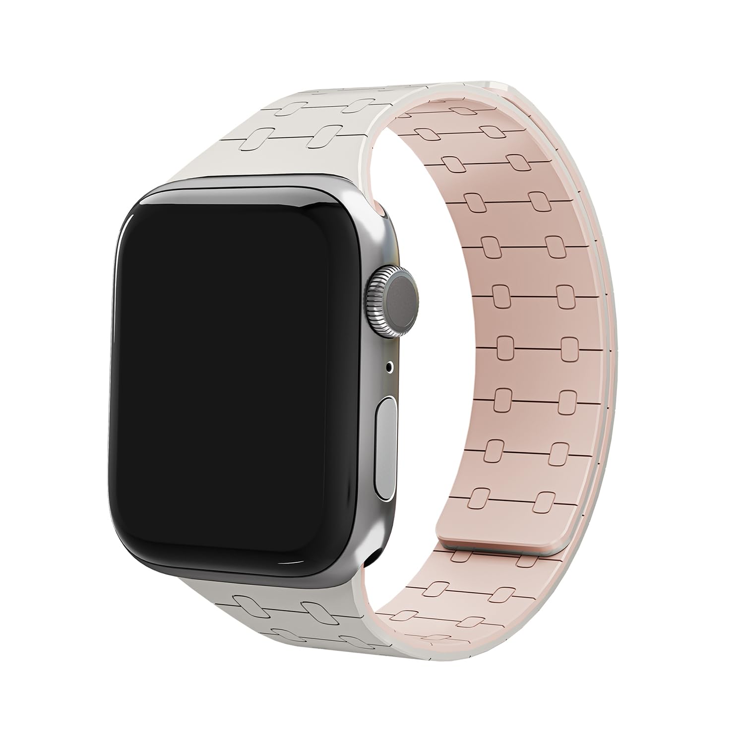 DailyObjects Velour Watch Strap Compatible with Apple Watch Series 9/8/7 41mm, SE2/SE/6/5/4 40mm, Series 3 38mm | Series10 42mm -Watch Not Included