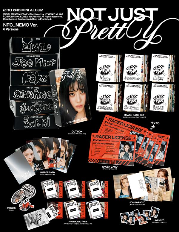Amazon.com: izna Not Just Pretty 2nd Mini Album [Choi Jung eun
