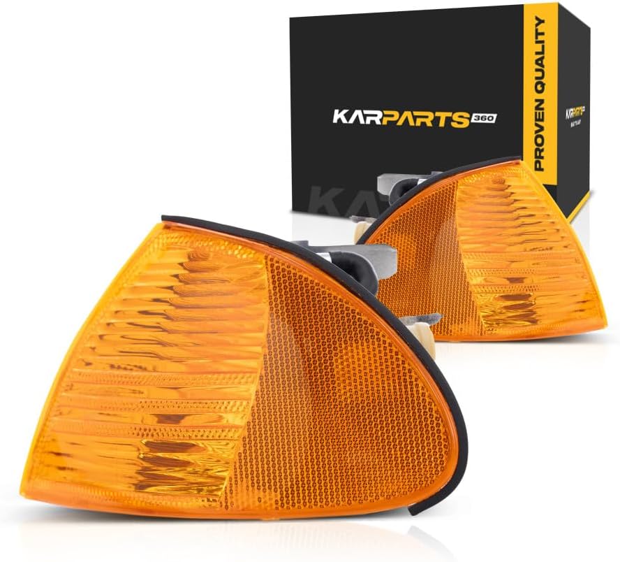 CarLights360: For BMW 325i Signal Corner Light 2001 Driver and Passenger Side Pair Sedan/Wagon For BM2520104 + BM2521104