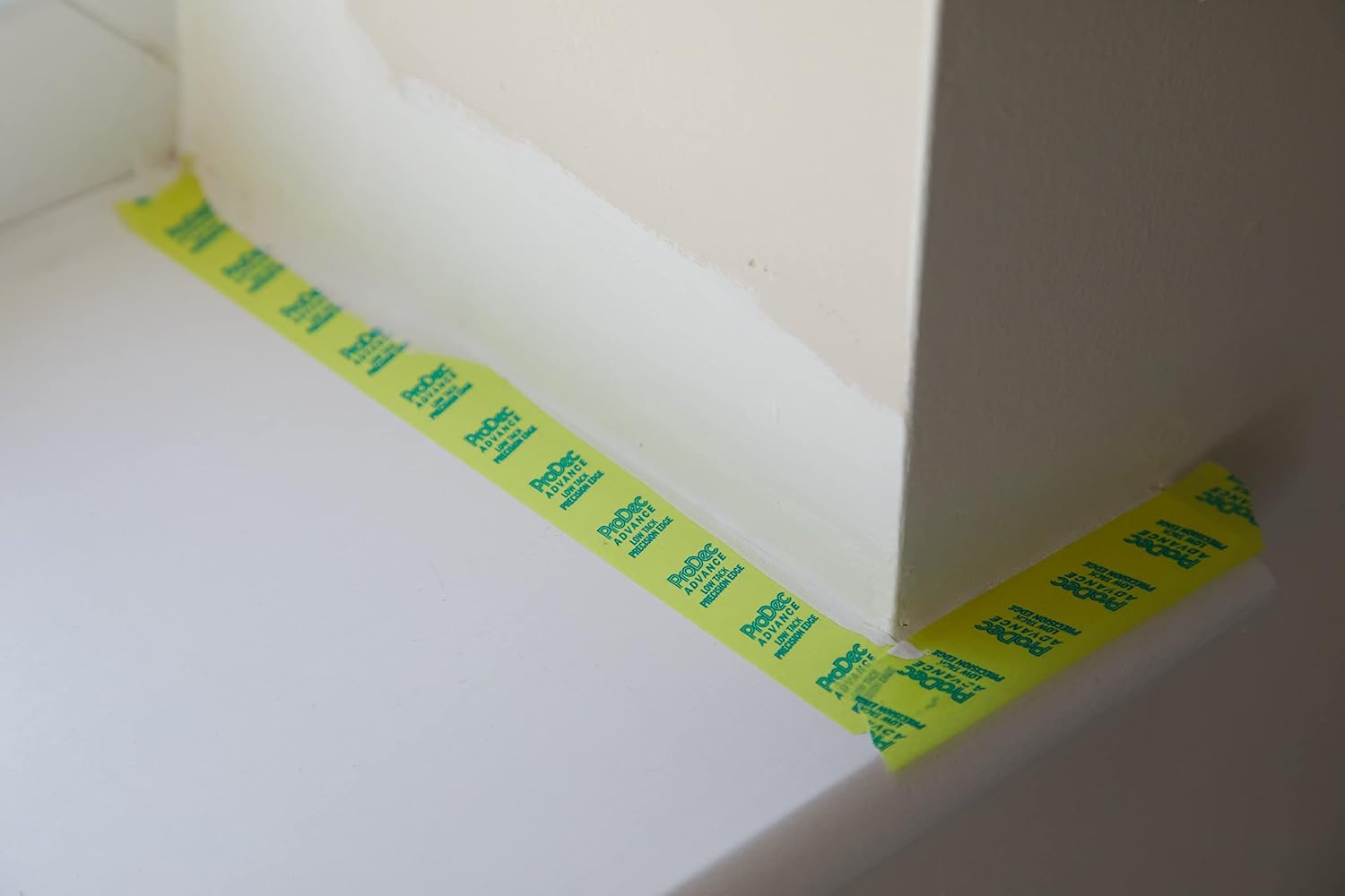 ProDec Advance Precision Edge Masking Tape 24mm x 50m Multi-Surface Low Sticky for Clean Lines No Paint Drip for Interior Surfaces Compatible with All Paints