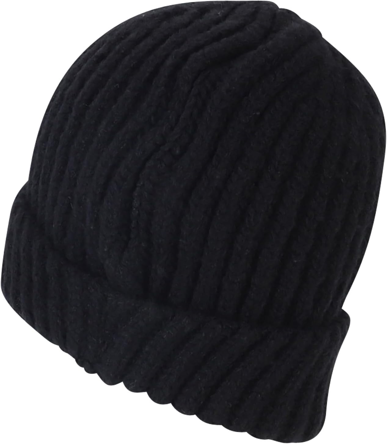 Heavyweight Thick Knit Warm Winter Beanie - Image 2