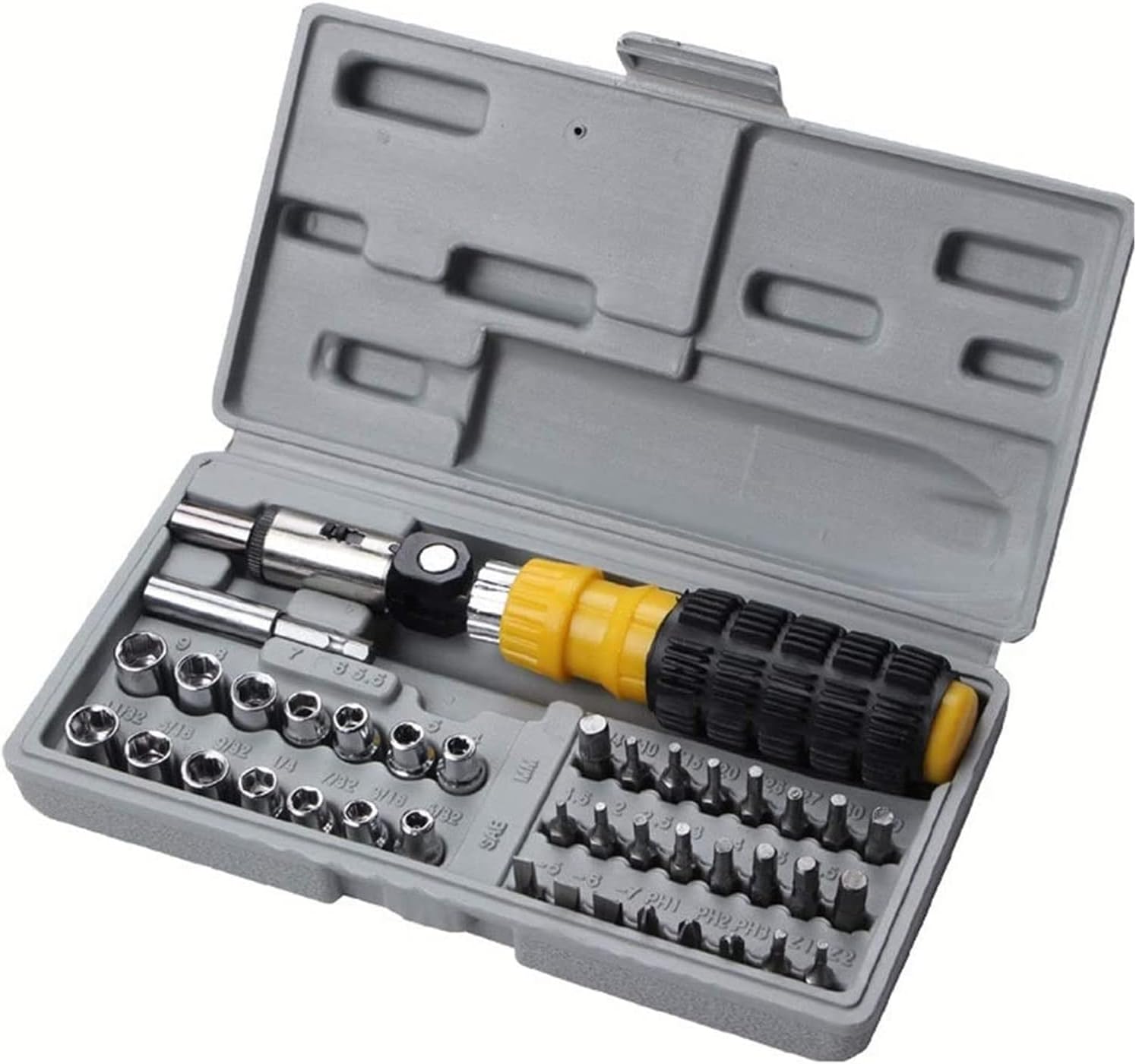 Drill Screwdriver Screwdriver Socket Wrench Screwdriver Set 41 In 1 Multifunction Precision Torx Hex Star Bits Keys Set Magnetic Repair Tool Kit Hand Tool